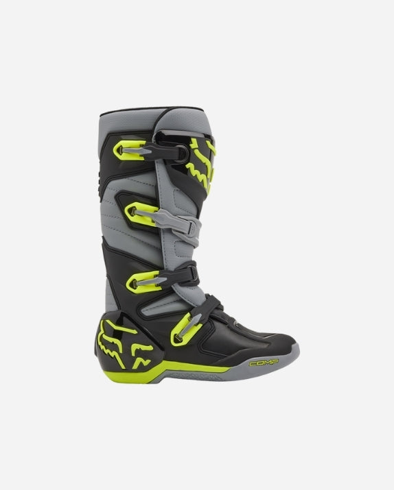 Bottes Fox Racing Comp - Gris/Jaune