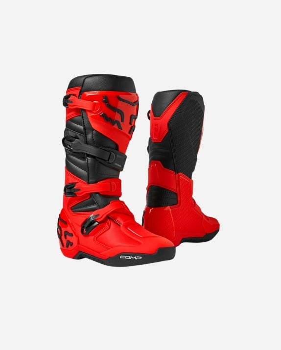 Fox Racing Comp Boots - Neon Red