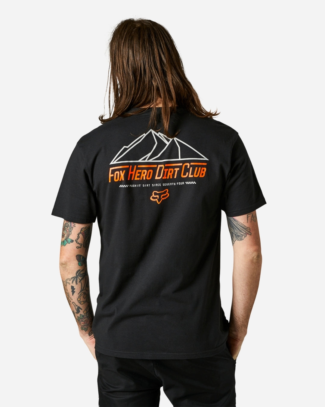 Fox Racing Hero Dirt Kurzarm-T-Shirt – Schwarz