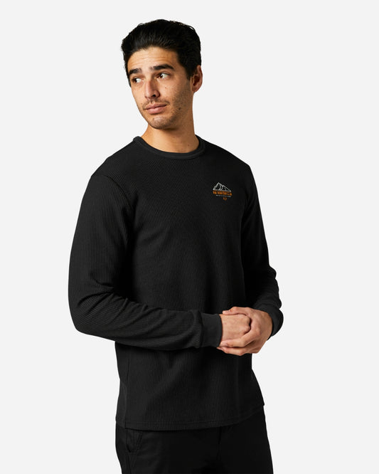 Fox Racing Hero Dirt Long Sleeve Thermal Sweatshirt - Black