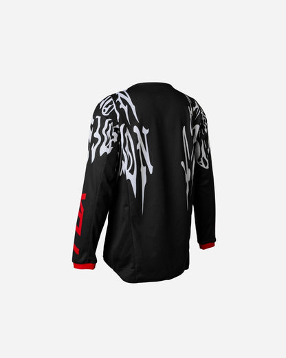 Maillot enfant Fox Racing 180 Peril - Noir/Rouge