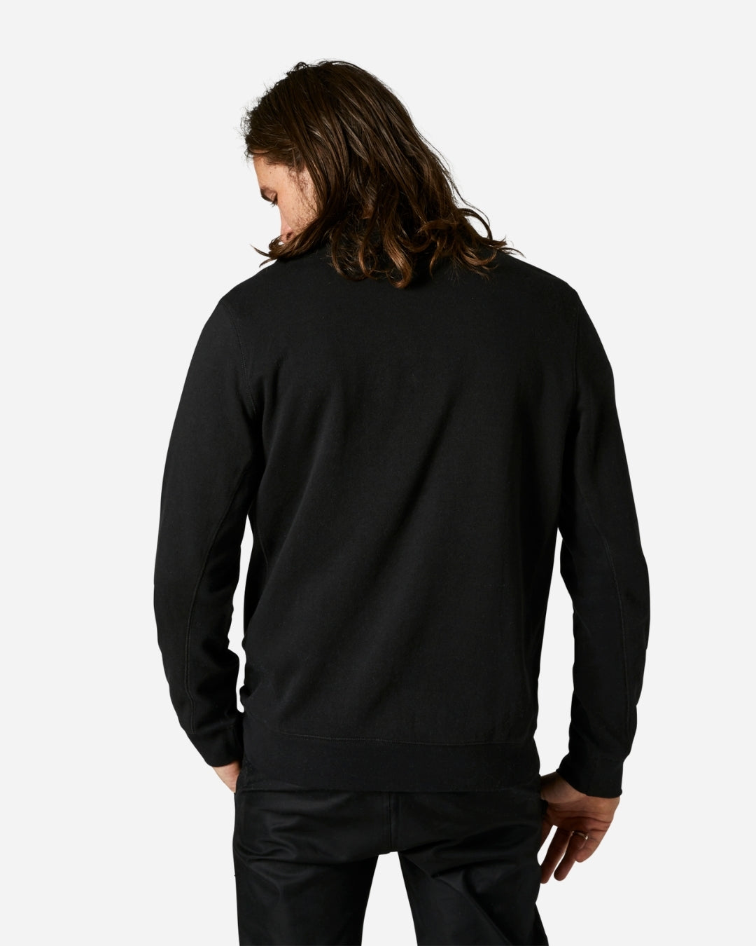 Fox Racing Shinbone Crew Neck Sweatshirt - Black