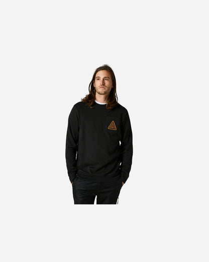 Fox Racing Shinbone Crew Neck Sweatshirt - Black
