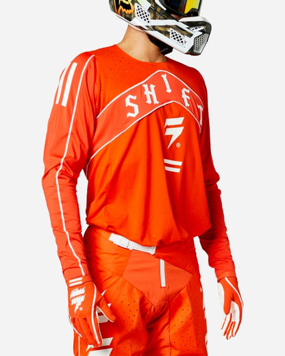 Shift Racing Black Label Veem Jersey – Orange/Weiß