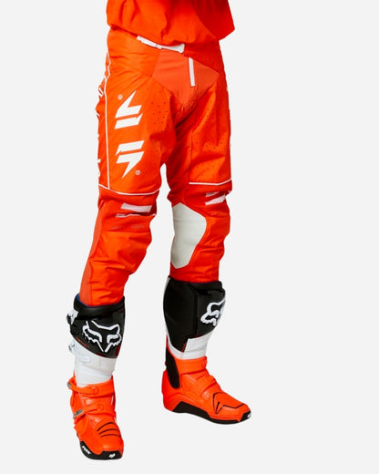 Pantalon Shift Racing Black Label Veem - Orange/Blanc