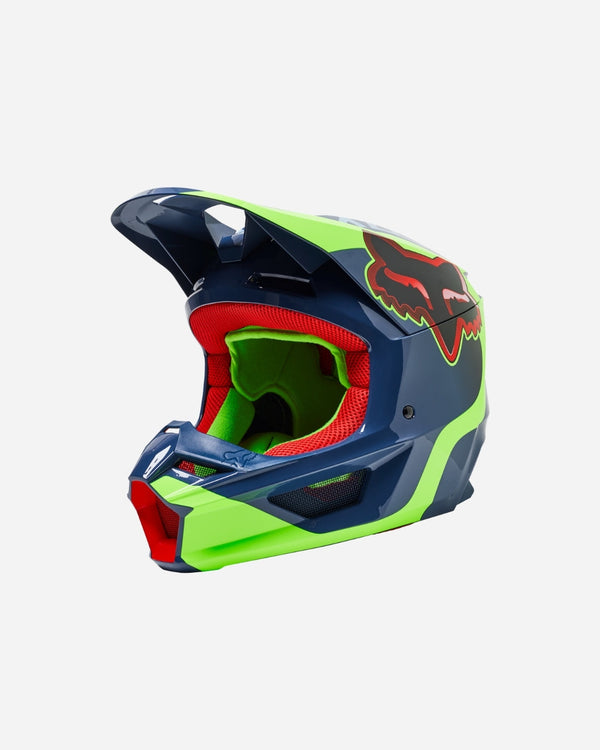 Casco Fox Racing V1 Venz - Blu