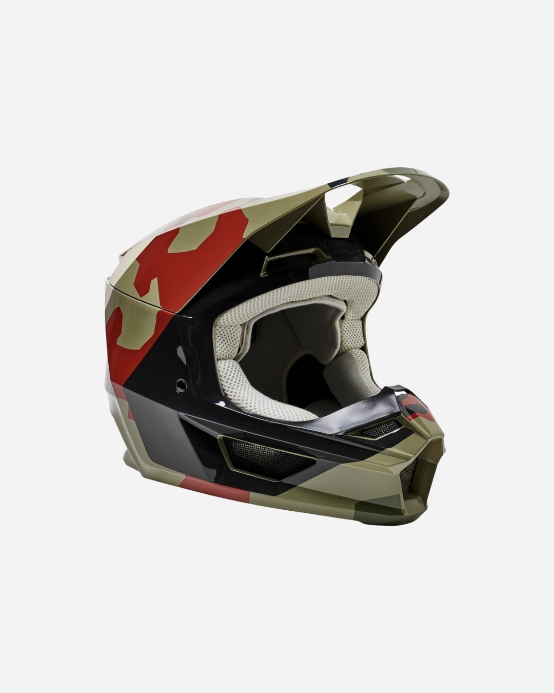 Casque enfant Fox Racing V1 Bnkr - Camo vert