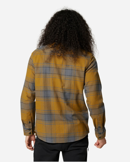 Chemise en flanelle Fox Racing Traildust - Gris/Brun Caramel