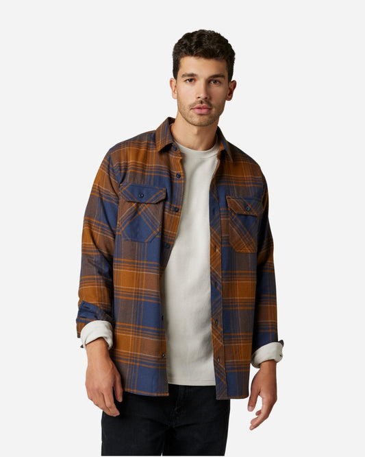 Chemise en flanelle Fox Racing Traildust - Orange