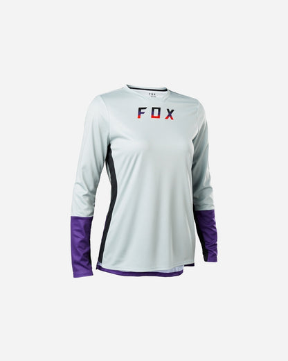 Damen Langarm Trikot Fox Racing Defend SE - Grau