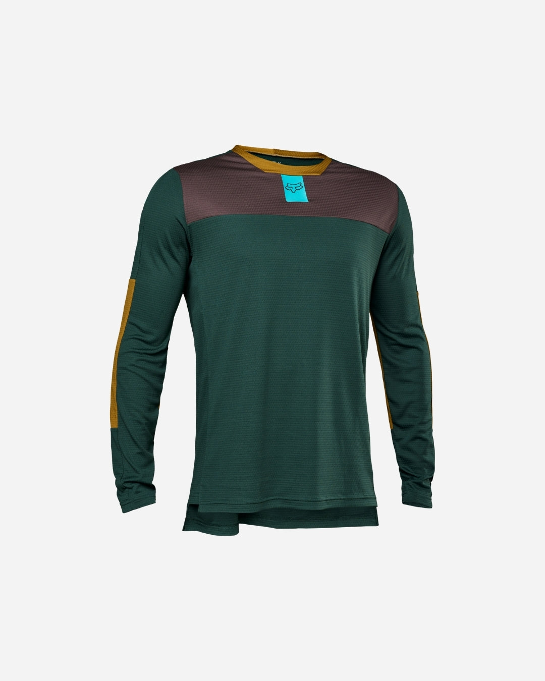 Maglia a maniche lunghe Fox Racing Defend Fox Head - Smeraldo