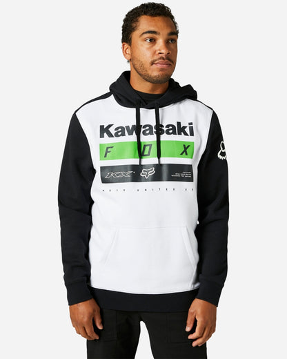 Sweat à Capuche Fox Racing Kawi Stripes - Noir