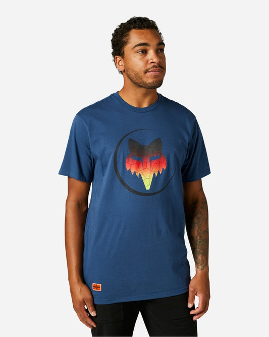 Fox Racing Skarz Kurzarm-T-Shirt – Blau