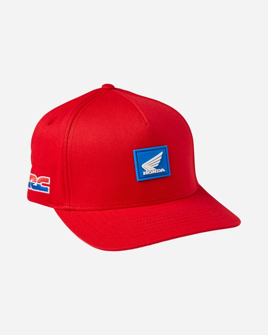 Casquette Flexfit Fox Racing Honda Wing - Rouge