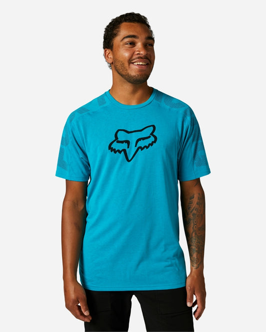 Fox Racing Dvide short-sleeved technical T-shirt - Blue