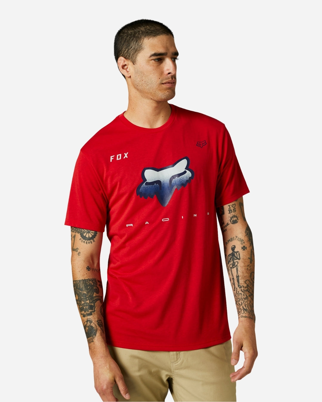 Fox Racing Rkane Head short-sleeved technical T-shirt - Red