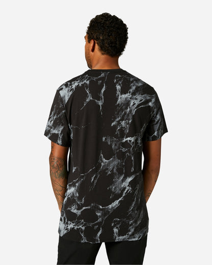 Fox Racing Karrera Head Kurzarm-T-Shirt – Schwarz