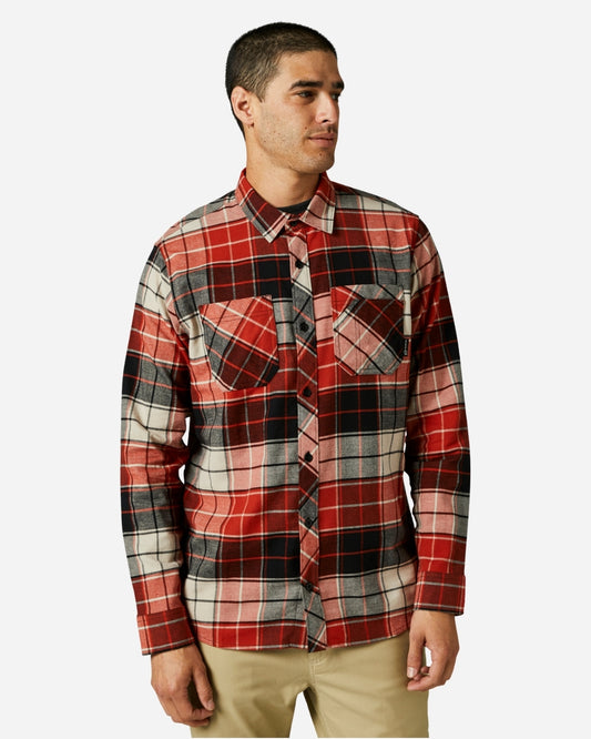 Chemise en flanelle Fox Racing Grainz Utility - Rouge