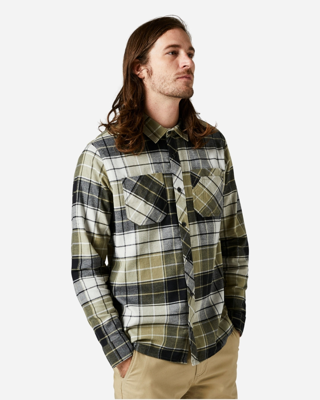 Chemise en flanelle Fox Racing Grainz Utility - Gris