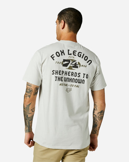 Fox Racing At Bay Kurzarm-T-Shirt – Grau