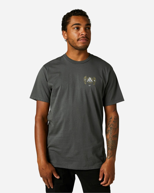 Fox Racing Fox Unplugged Kurzarm-T-Shirt – Ombré-Grau