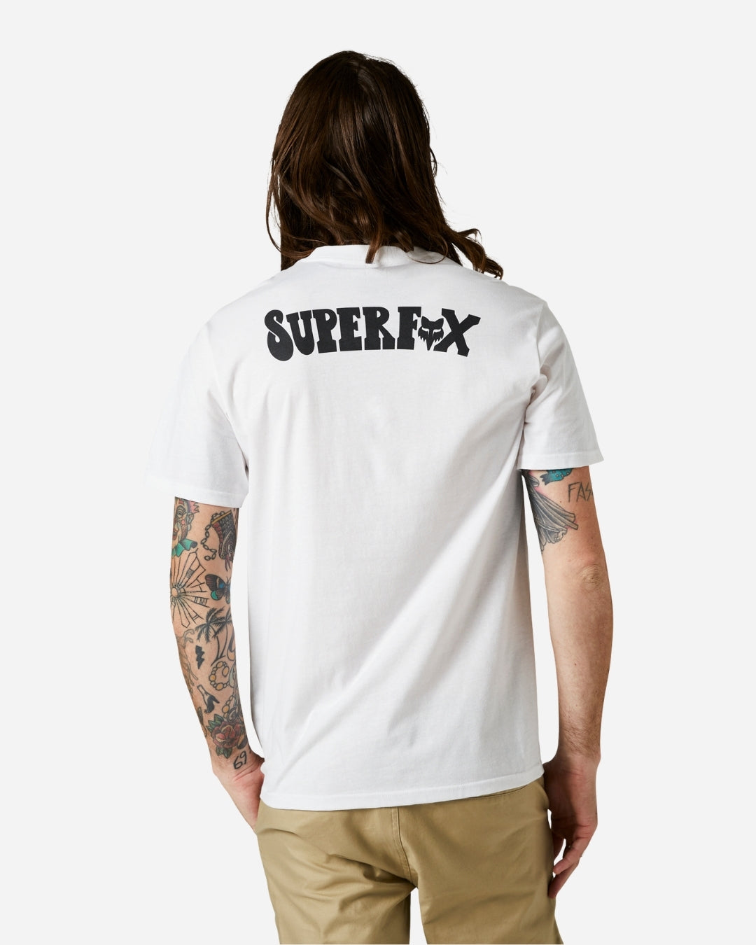Fox Racing Supr Trik Kurzarm-T-Shirt – Weiß