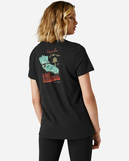 T-shirt manches courtes Femme Fox Racing Replical - Noir