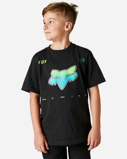 T-shirt maniche corte Bambino Fox Racing Rkane Head - Nero