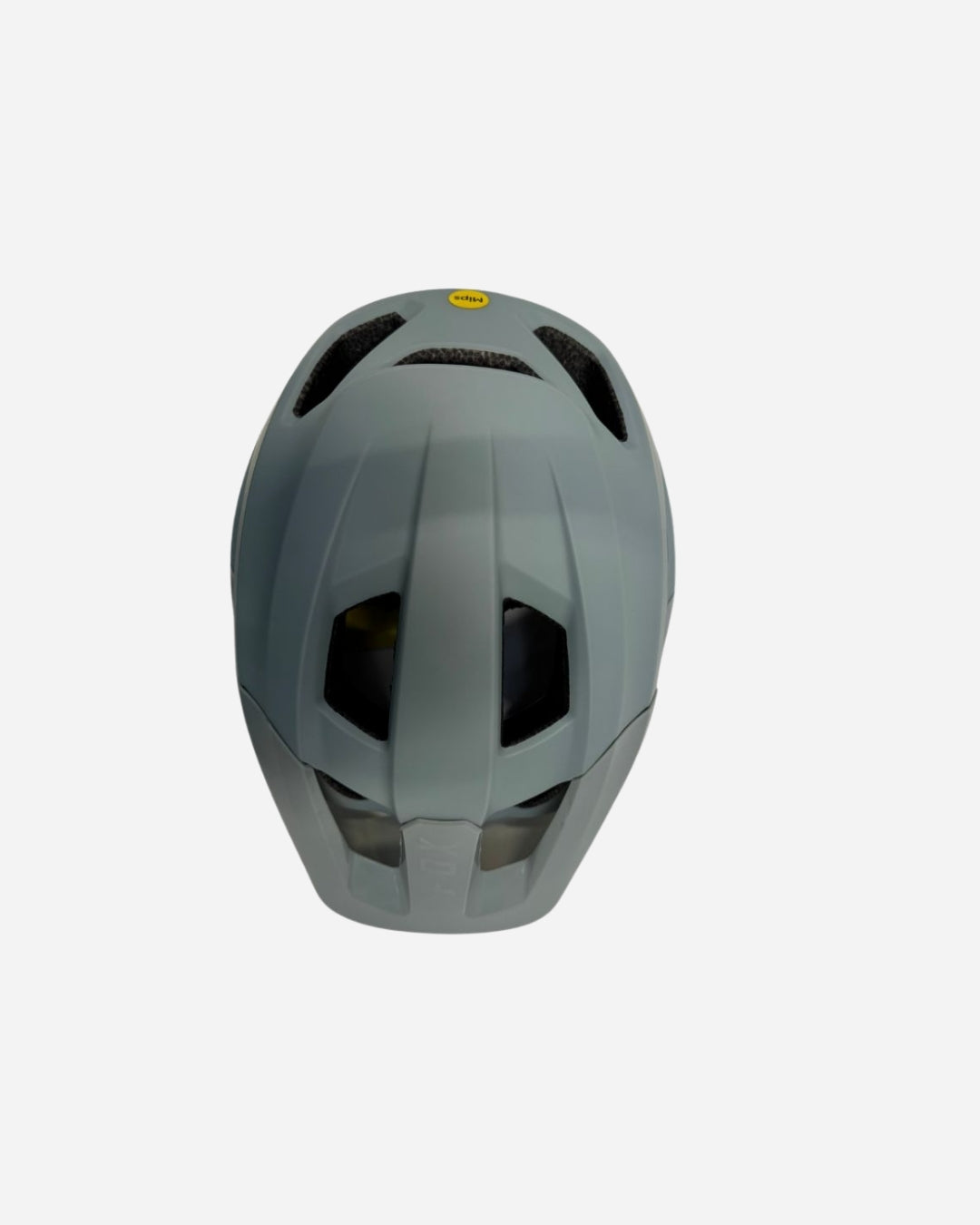Kinder Helm Fox Racing Mainframe CE - Metallgrau