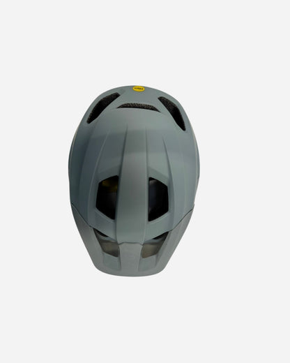 Kinder Helm Fox Racing Mainframe CE - Metallgrau