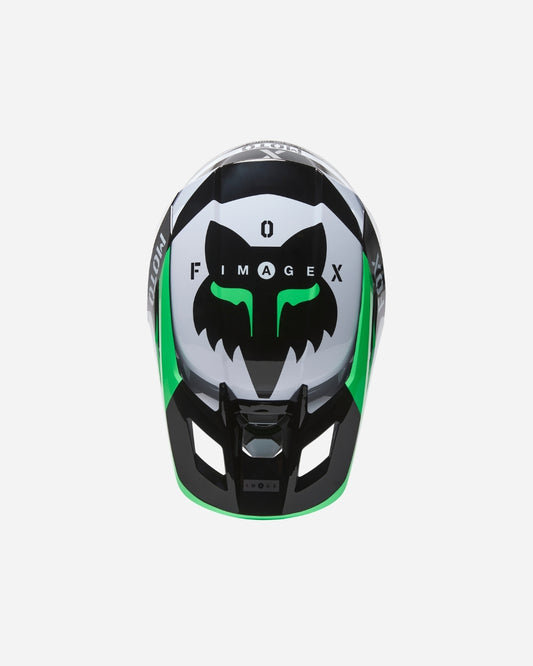 Visière Fox Racing V2 Nobyl - Blanc/Noir