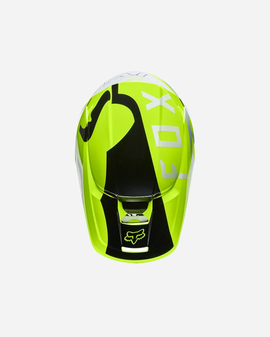 Visière Fox Racing V1 Skew - Jaune Fluo