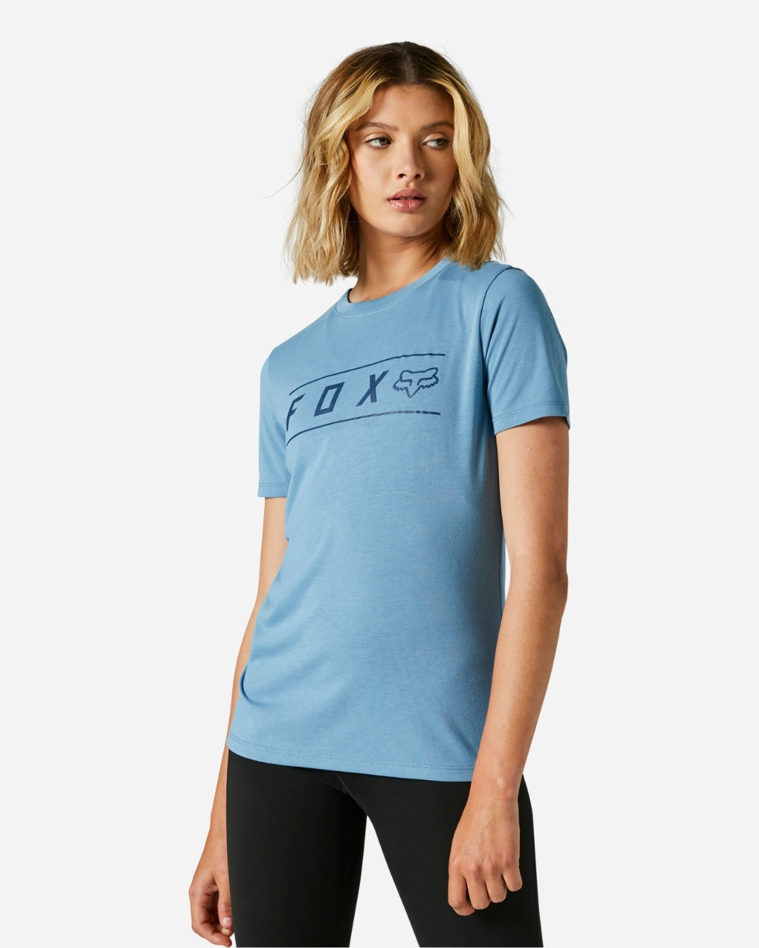 T-shirt technique Fox Racing Pinnacle manches courtes - Bleu