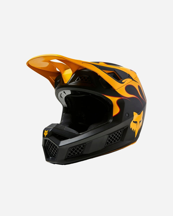 Fox Racing V3 RS Supr Trik Helmet - Yellow