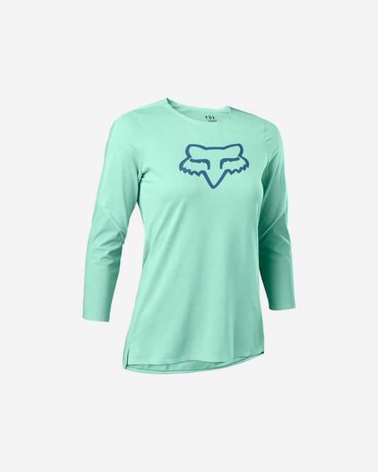 Maillot manches 3/4 femme Fox Racing Flexair - Bleu