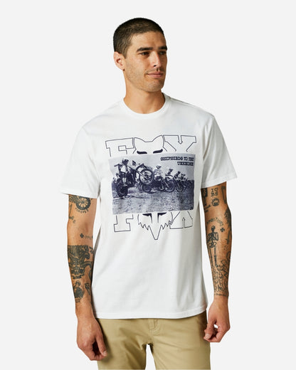Fox Racing Head Splitter Kurzarm-T-Shirt – Weiß