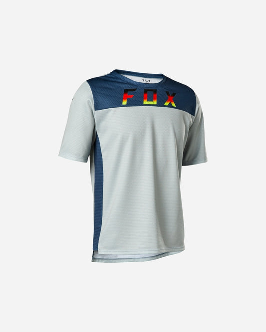 Maillot manches courtes enfant Fox Racing Defend Édition Spéciale - Gris