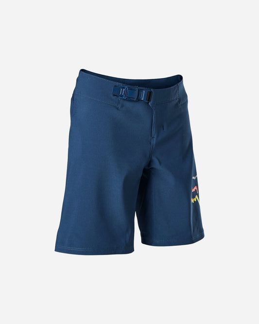 Short Enfant Fox Racing Defend Édition Spéciale - Bleu