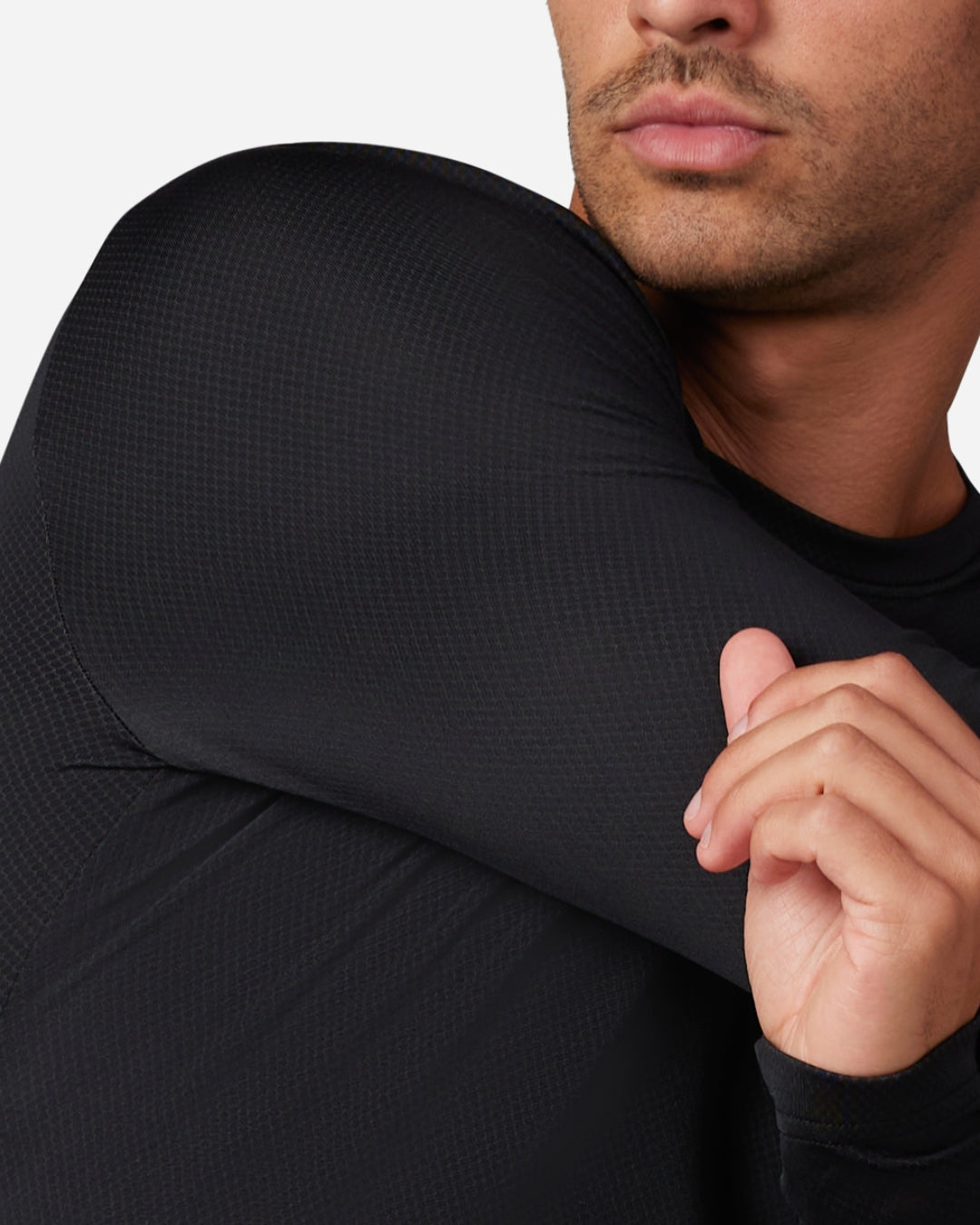 T-shirt Fox Racing Tecbase Fire Manches Longues - Noir