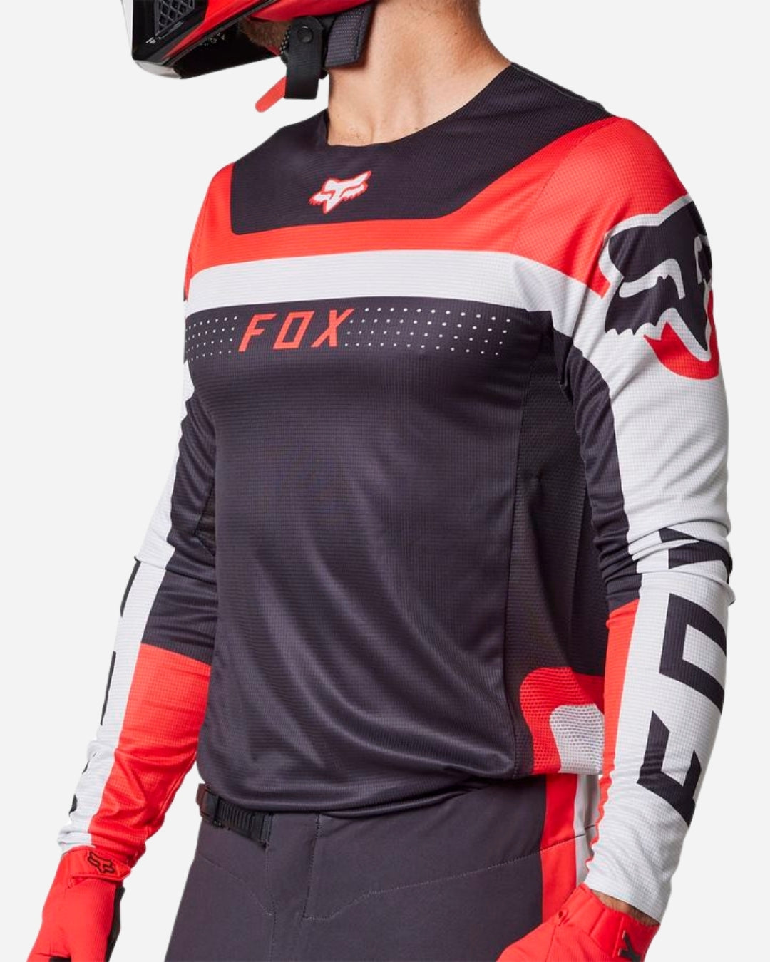 Maillot Fox Racing Flexair Efekt - Rouge fluo