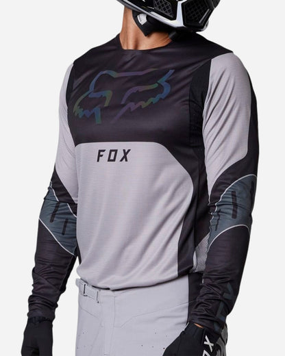 Maillot Fox Racing Flexair Ryaktr - Noir/Gris