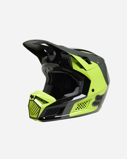Casque Fox Racing V3 RS Efekt - Jaune fluo