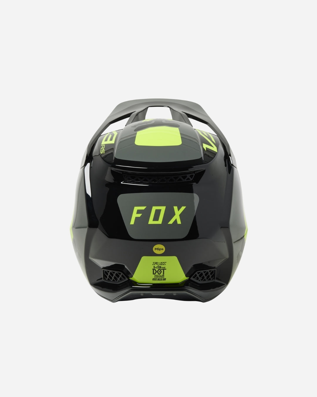 Casque Fox Racing V3 RS Efekt - Jaune fluo