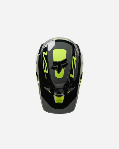 Casque Fox Racing V3 RS Efekt - Jaune fluo