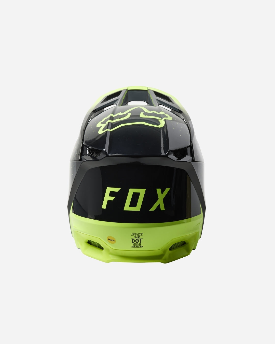 Casco Fox Racing V2 Vizen - Giallo fluorescente