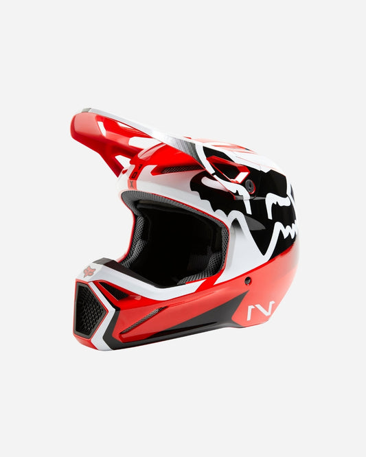 Casque Fox Racing V1 Leed - Rouge fluo