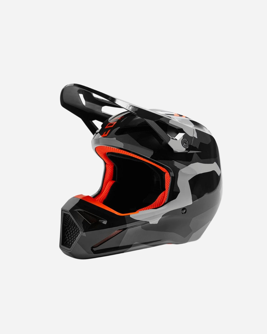 Casque Fox Racing V1 Bnkr - Camo gris