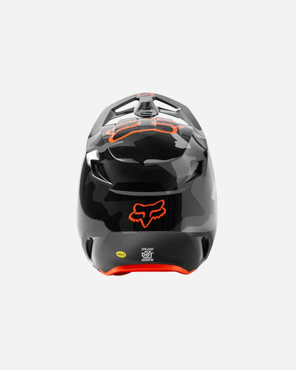 Casque Fox Racing V1 Bnkr - Camo gris