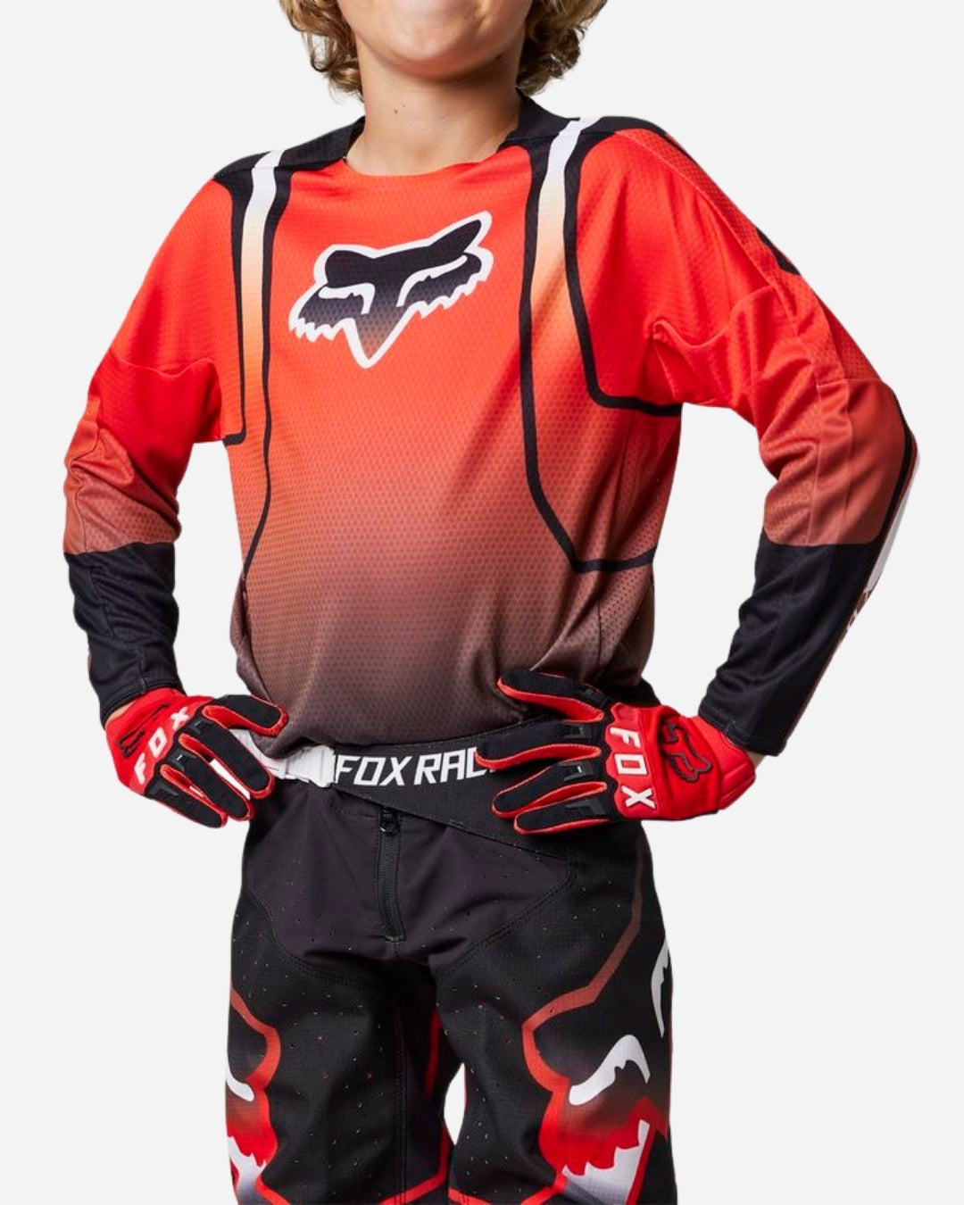Maillot enfant Fox Racing 360 Vizen - Rouge fluo