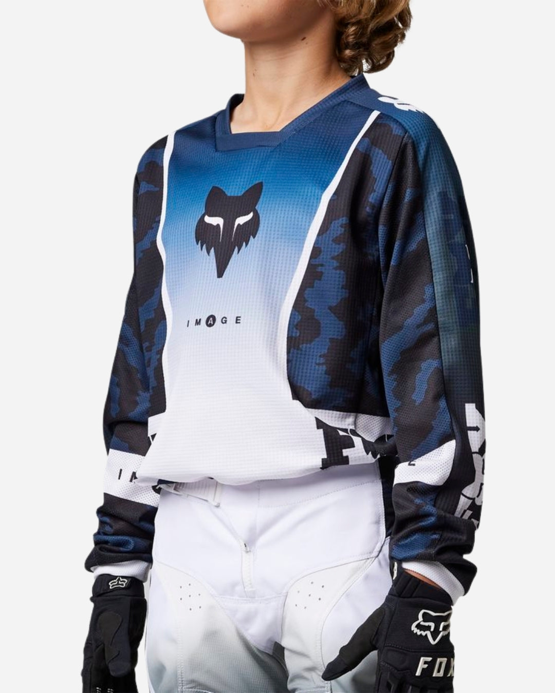 Maillot enfant Fox Racing 180 Nuklr - Cobalt